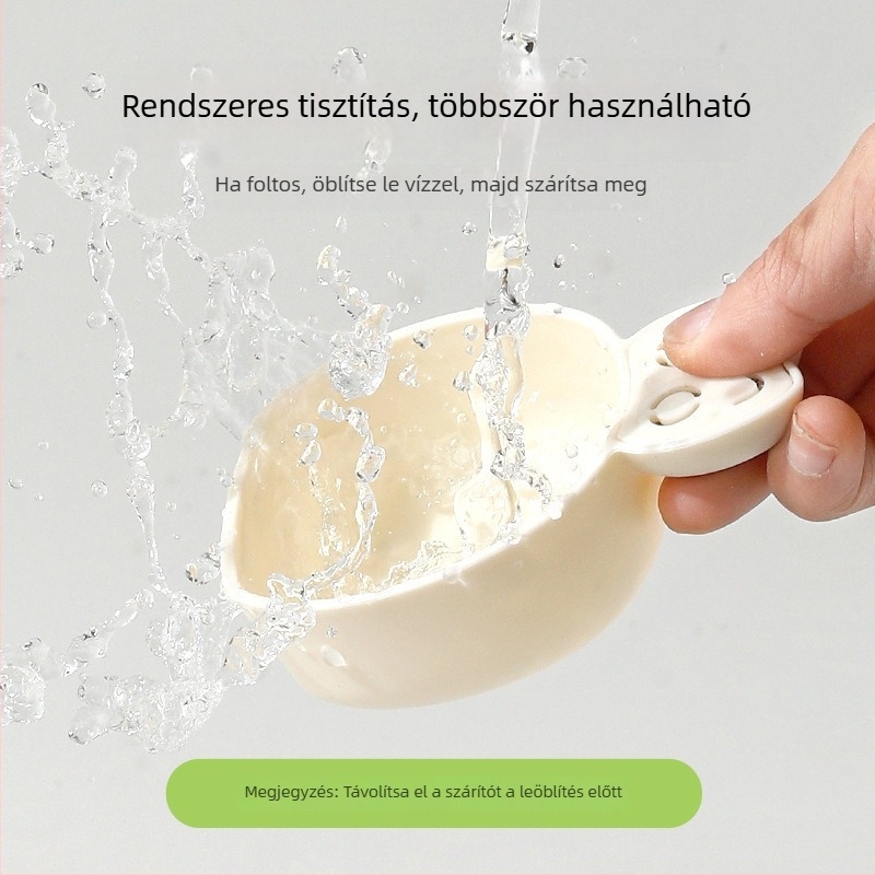 Műanyag macska- és kutyatáp kanál automata etetéssel, háziállat eleség-kiegészítők, 100 db dobozonként