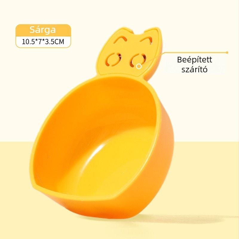 Műanyag macska- és kutyatáp kanál automata etetéssel, háziállat eleség-kiegészítők, 100 db dobozonként