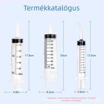 Macska etető szirinja — műanyag etető eszköz (Plastic; Cat; Brand: Through; Pet feeding tool)