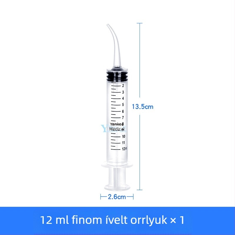 Macska etető szirinja — műanyag etető eszköz (Plastic; Cat; Brand: Through; Pet feeding tool)