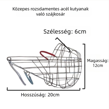 Kutyaszáj-muzzle - Fém szájrács Márka Lu xuan tian eagle (Anyag: Fém; Importált: Nem; IP engedélyezve: Nem)