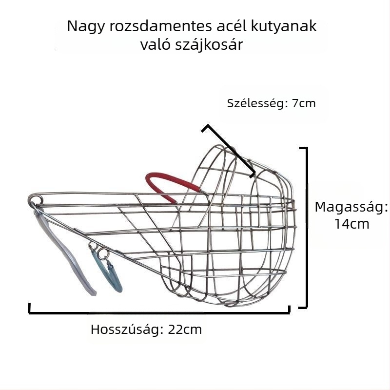 Kutyaszáj-muzzle - Fém szájrács Márka Lu xuan tian eagle (Anyag: Fém; Importált: Nem; IP engedélyezve: Nem)