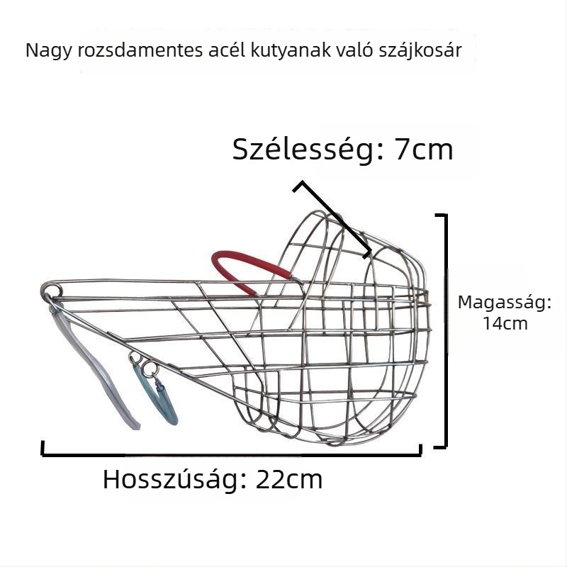 Kutyaszáj-muzzle - Fém szájrács Márka Lu xuan tian eagle (Anyag: Fém; Importált: Nem; IP engedélyezve: Nem)