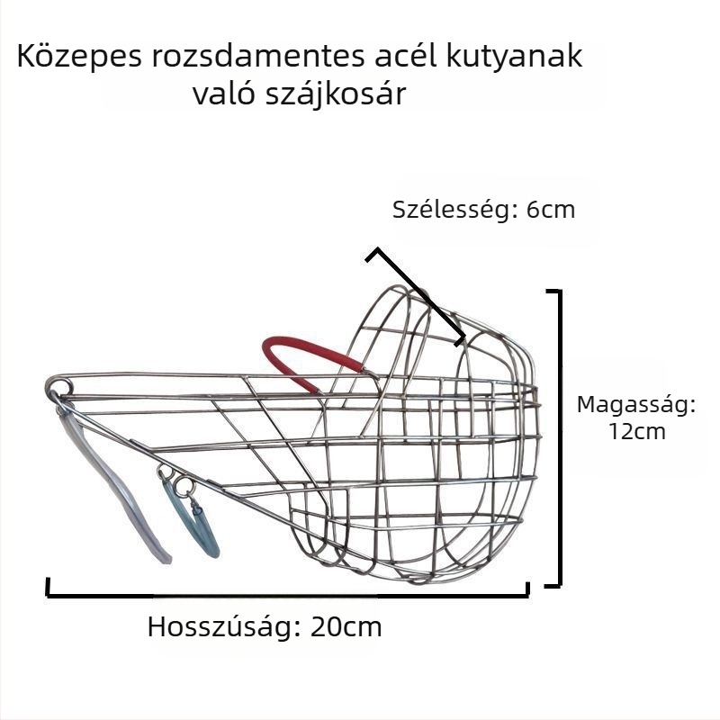 Kutyaszáj-muzzle - Fém szájrács Márka Lu xuan tian eagle (Anyag: Fém; Importált: Nem; IP engedélyezve: Nem)