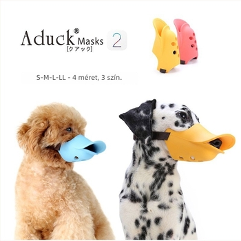 ADUCK szilikon Duck Mouth Sleeve kutyáknak – harapás elleni maszk, 100 darabos készlet