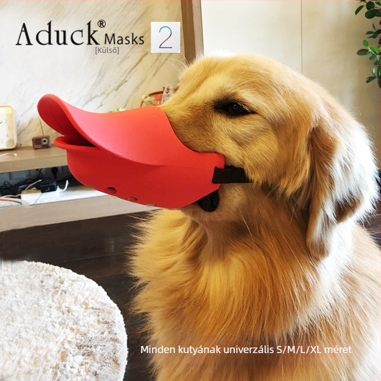 ADUCK szilikon Duck Mouth Sleeve kutyáknak – harapás elleni maszk, 100 darabos készlet