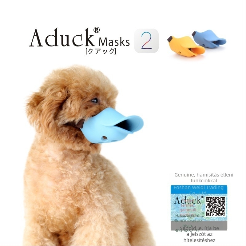 ADUCK szilikon Duck Mouth Sleeve kutyáknak – harapás elleni maszk, 100 darabos készlet