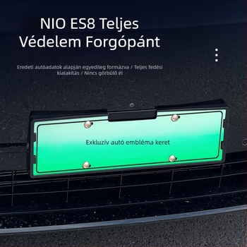 Nio ES8 rendszámkeret — műanyag, új energiaforrású jármű, teljes körű védelem