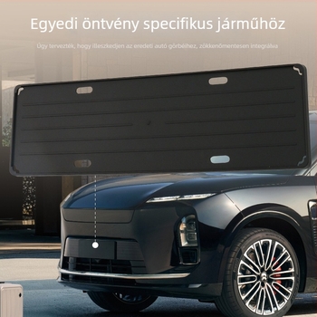 NIO ES8 rendszámkeret alap, teljes védelem, kompatibilis 26 ES8 modellhez, az új közlekedési szabályoknak megfelelő.