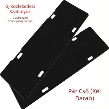Rendszámkeret anti-hanggal és rezgéscsillapító habbal, rozsdamentes acélból, standard járművekhez, Capable Factory
