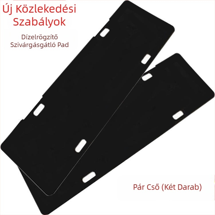 Rendszámkeret anti-hanggal és rezgéscsillapító habbal, rozsdamentes acélból, standard járművekhez, Capable Factory