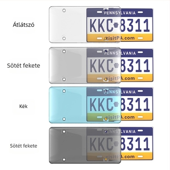 Rendszámkeret, univerzális, műanyag, modell 556, alkatrész-szám 556