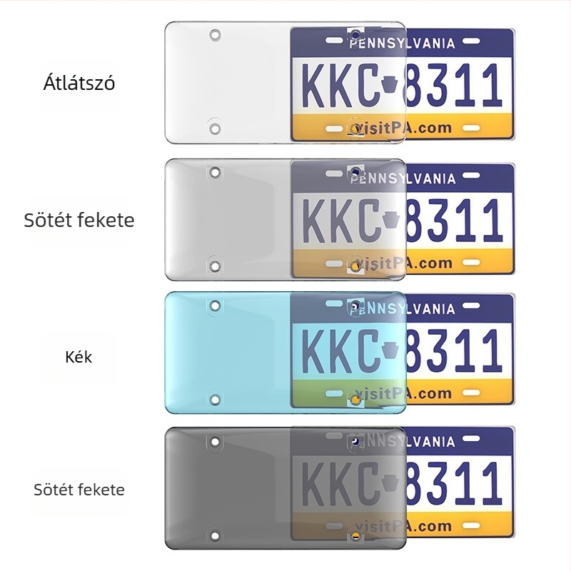 Rendszámkeret, univerzális, műanyag, modell 556, alkatrész-szám 556