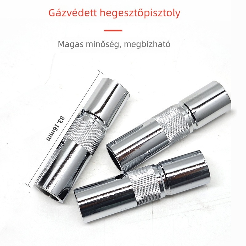 MIG hegesztőpisztoly védőcsúcs és réz fúvóka, kompatibilis 200A/350A/500A, CO2 védelem, kód GK3