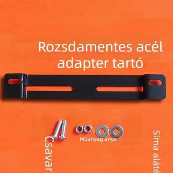 Rozsdamentes acélból készült motorkerékpár plakett-tartó, nem testreszabható, univerzálisan kompatibil