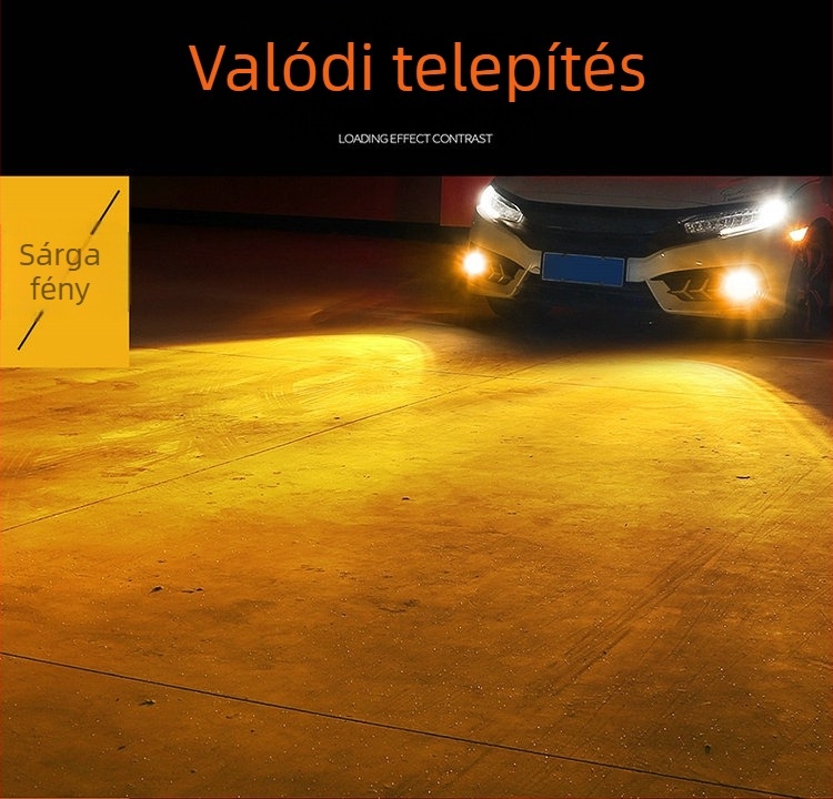 Autó LED lézerfényszórók | Modell P6, 35W, 12V, 4200 lm, IP68
