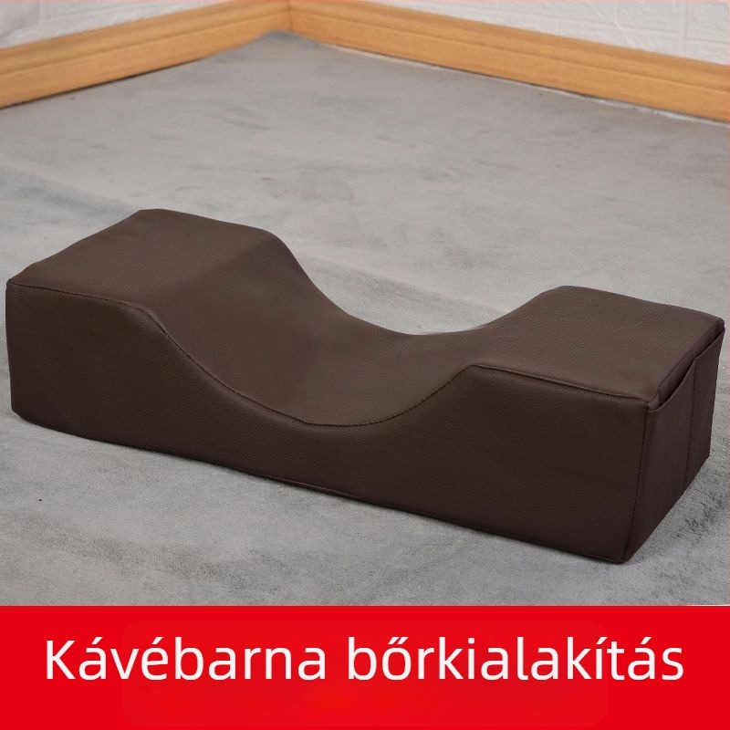 U-alakú memóriahabos nyakpárna kristályos bársony huzattal, modern minimalist design, felnőtteknek, alkalmas oldalfekvéshez