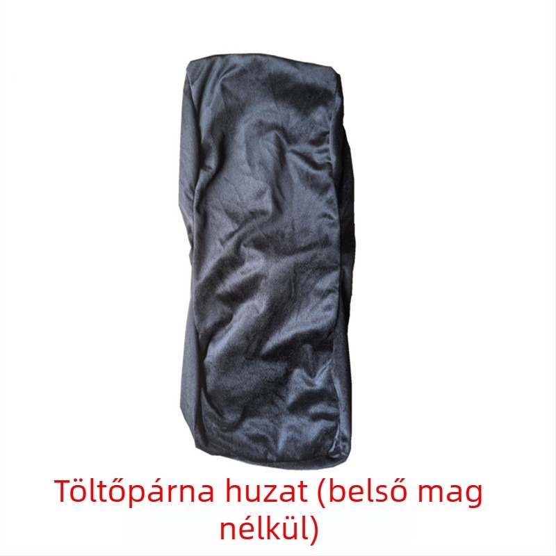 U-alakú memóriahabos nyakpárna kristályos bársony huzattal, modern minimalist design, felnőtteknek, alkalmas oldalfekvéshez