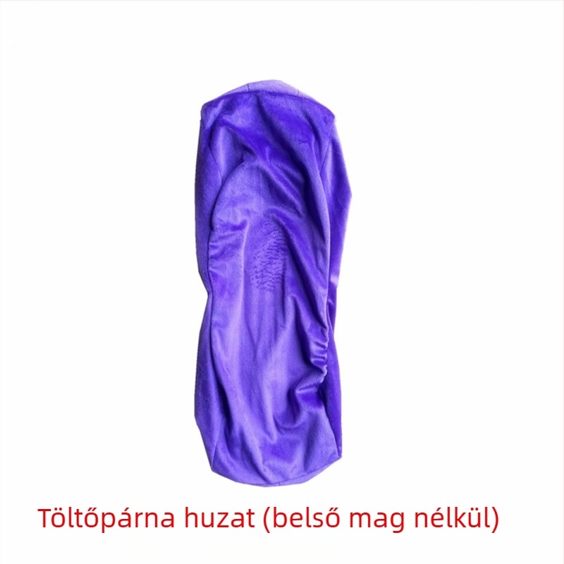 U-alakú memóriahabos nyakpárna kristályos bársony huzattal, modern minimalist design, felnőtteknek, alkalmas oldalfekvéshez