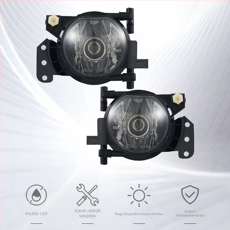 BMW E60/E61/E83/E46/E90/E91/E63/E64 első ködlámpa – Modell V19-004, 51W, 12V, 1200LM