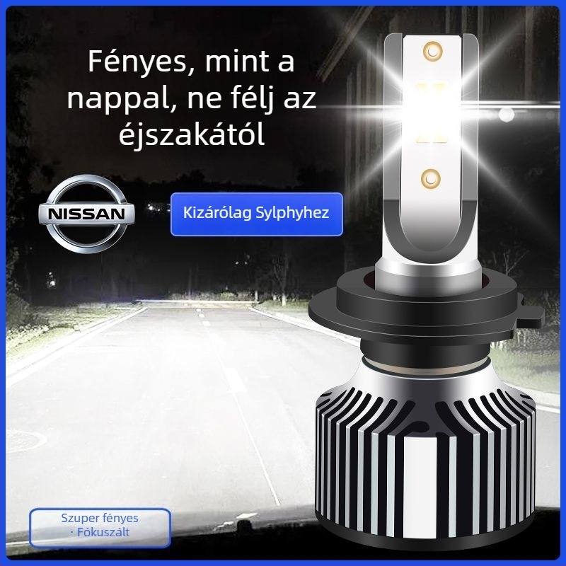 Nissan Sylphy LED fényszóróizzók – magas és alacsony fény, fehér fény, 5000 lm