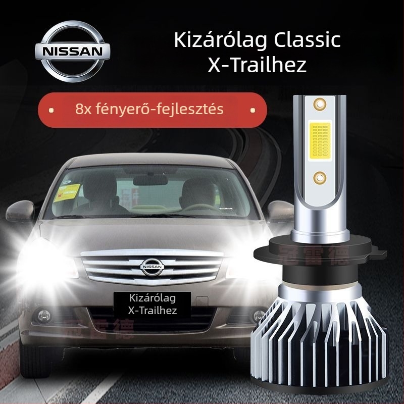 Nissan Sylphy LED fényszóróizzók – magas és alacsony fény, fehér fény, 5000 lm