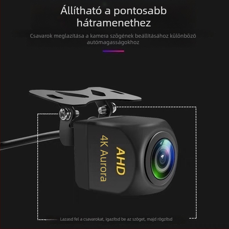 Autó hátsó kamera Android navigációval, AHD4K Aurora, 720P éjszakai látás