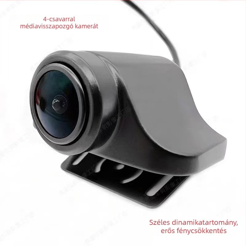 Dash kamera AHD 1080p, 170° látószög, 12V tápegység, ház cinkötvözet, Sony 1080p hátsó kamera