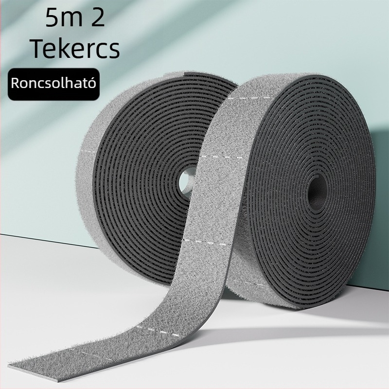 Kábel rendező Velcro pánttal – Univerzális asztali kábelrendező (Anyag: Silk Flower; Stílus: Univerzális; Importált: Nem)