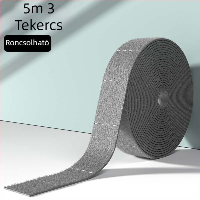 Kábel rendező Velcro pánttal – Univerzális asztali kábelrendező (Anyag: Silk Flower; Stílus: Univerzális; Importált: Nem)