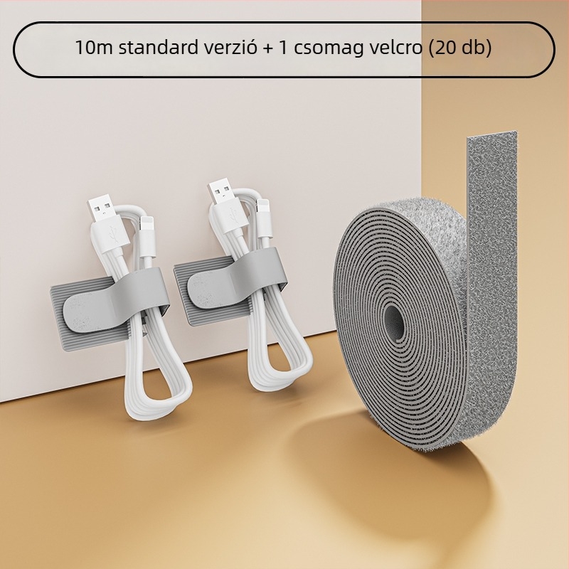 Kábel rendező Velcro pánttal – Univerzális asztali kábelrendező (Anyag: Silk Flower; Stílus: Univerzális; Importált: Nem)