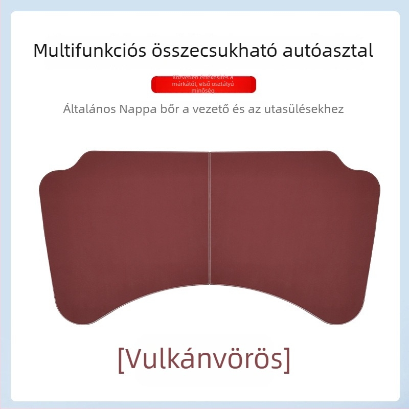 Laihu Autós Többfunkciós Összecsukható Asztal, Mesterséges Lemez, Beépített Rögzítés, Univerzális Kompatibilitás