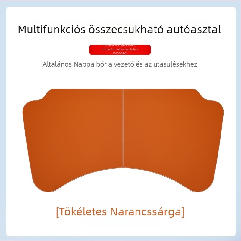 Laihu Autós Többfunkciós Összecsukható Asztal, Mesterséges Lemez, Beépített Rögzítés, Univerzális Kompatibilitás