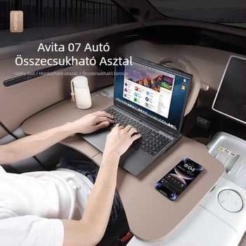 Összecsukható autóasztal az első üléshez, társvezetői étkezőasztal, Avita 07 sorozathoz kompatibilis
