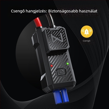 BW modell okos autóakkutáp csipesz – anti-reverse csatlakozás, kábel, márka Buwei