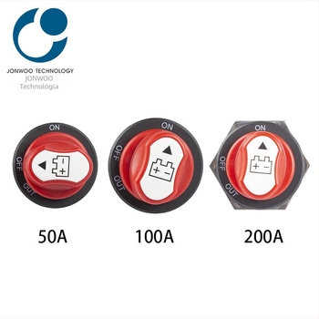 Noon akkumulátor kikapcsoló autó- és motorkerékpárhoz, 50A/100A/200A, általános használat