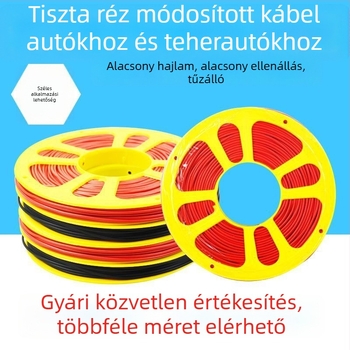 Teherautó oldalsó világításához szolgáló autóvezeték – magas hőmérséklet-állóság, alacsony feszültség, tiszta rézmag, GB szabvány