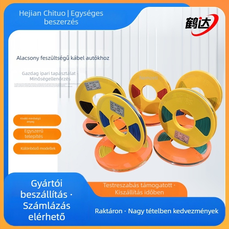 Chituo Autó alacsony feszültségű kábel oxigénmentes réz maggal, PVC burkolattal, belső elektromos berendezésekhez