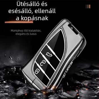 Lexus ES200/ES300h kulcsfedél – cinkötvözet, magas minőségű burkolat záróval