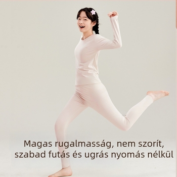 Puha velúr hosszított termoláb, tiszta pamut antibakteriális, magas derék, tiniknek középiskolásoknak, ősz-tél, belső bolyhos felület