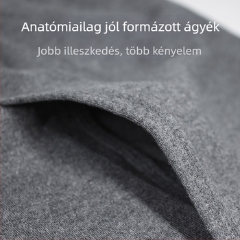 Férfi pamut termikus hosszúnadrág, vastag, egyrétegű, meleg, egyszínű mintázat