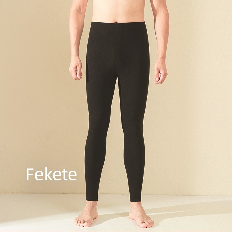 Férfi termoszárú nadrág német fleece anyagból, dupla bélés, 90–95% poliészter, 251–300 g/m² vastagság, fűtés és hőtartás