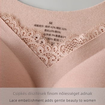 Női termál mellény – alapréteg Mulberry selyemből, 90–95% selyem, vékony anyag (101–120 g/m2), V-nyak, egy réteg, egyszínű