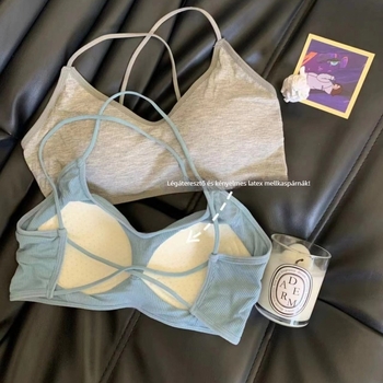 Csipkés fűzős mellény, váll nélküli, fix kosaras melltartó, 80–90% spandex, nyár 2024