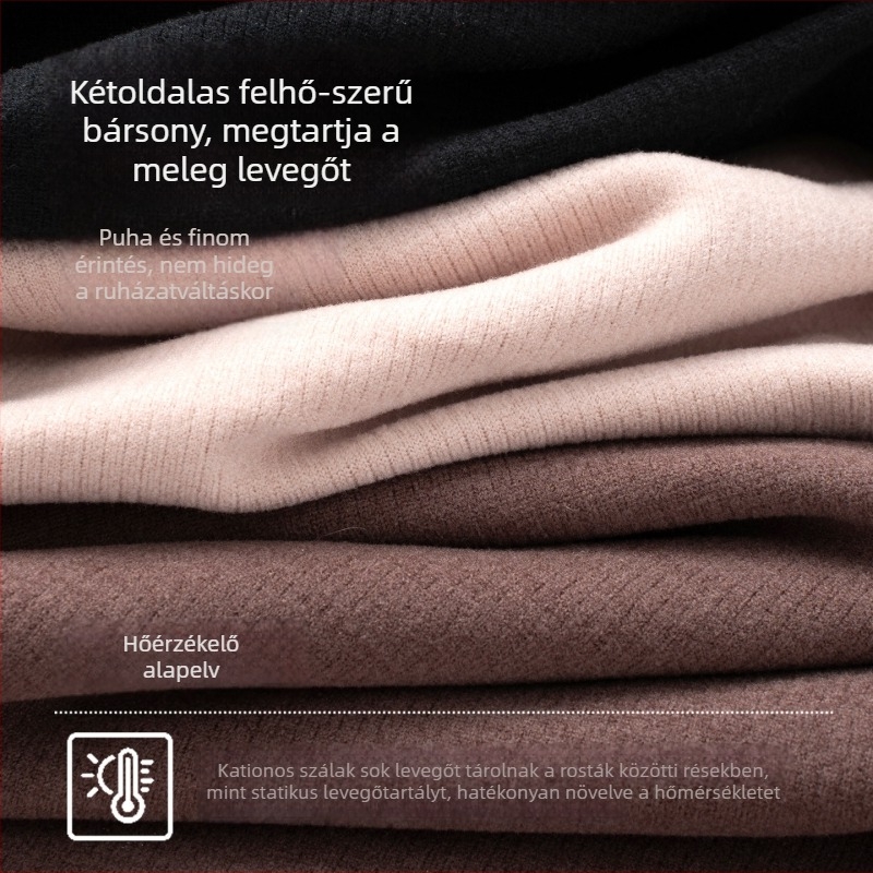 Női gyapjú termoszál mellény csipkével és applikációkkal, beépített melltámasz és belső felső, dupla réteg, V-nyakú, 251–300 g/m²