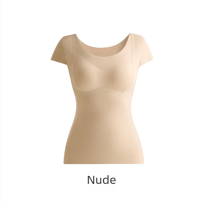 Nylon termo mellény beépített melltartóval (cups), fleece béléssel, magas rugalmasság, antistatikus, dupla réteg, meleg nőknek