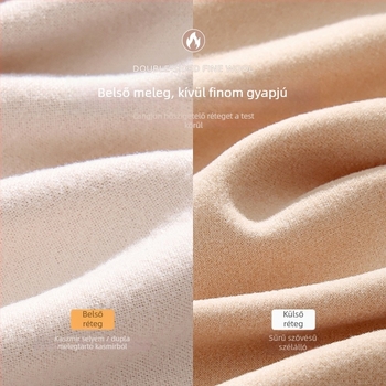 Meleg mellény beépített kosárral, fleece-béléssel, dupla rétegű poliészterből – has és hátsó védelem, tinédzser lányoknak 13–18 éves