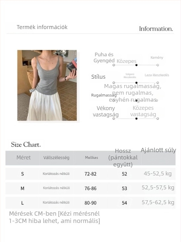 Sling-stílusú top, egyenes szabás, poliészter, mikro-stretch rugalmasság, tartalmaz spandex
