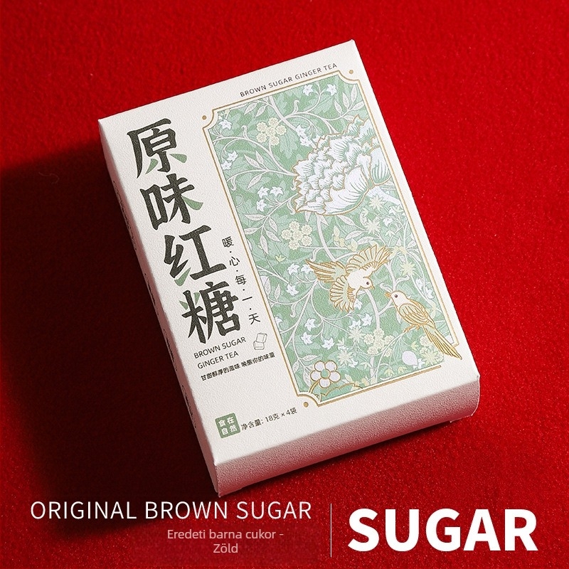 Koszorúslány ajándékcsomag barna cukorral készült cukorkákkal, díszdobozban, tálcával esküvőre