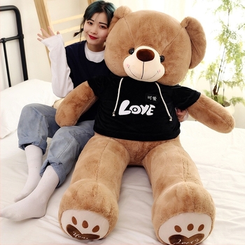 Plüssmackó Teddy Bear – rövid plüss, PP pamut töltet, minta alapján testreszabható, 15–35 éveseknek